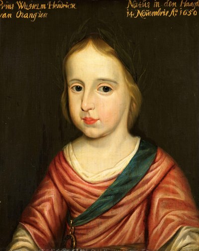 Portrait of William III, Prince of Orange by Gerard van Honthorst (workshop of)
