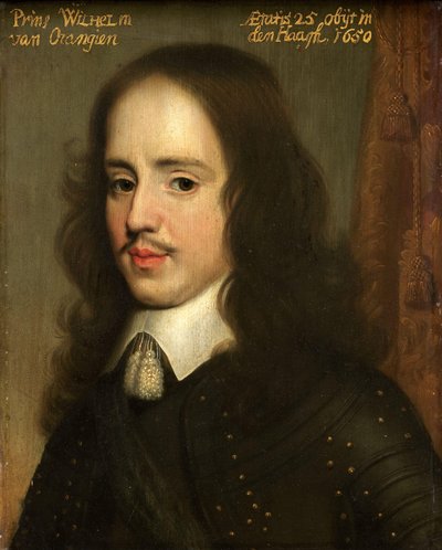 Portrait of William II, Prince of Orange by Gerard van Honthorst (workshop of)