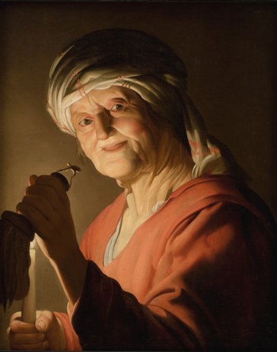 An Old Woman by Gerard van Honthorst