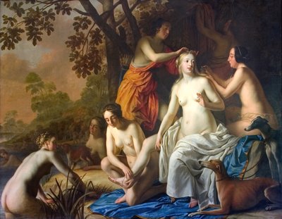 Diana with her Nymphs by Gerard van Honthorst