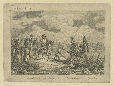Napoleon by Fallen Soldiers by Gerardus Emaus de Micault
