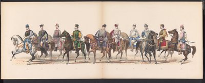 Masquerade of the Leiden students, 1870 (plate 10) by Gerardus Johannes Bos