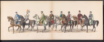 Masquerade of the Leiden Students, 1870 (plate 13) by Gerardus Johannes Bos