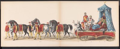 Masquerade of the Leiden Students, 1870 (Plate 3) (Costumed Parade Held by the Members of the Leiden Student Corps on June 7, 1870) by Gerardus Johannes Bos