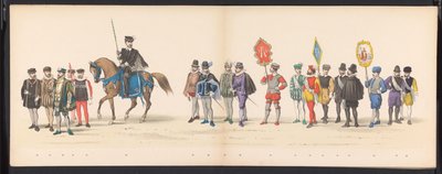 Masquerade of the Leiden Students, 1875 (plate 2) by Gerardus Johannes Bos