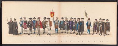 Masquerade of the Leiden Students, 1875 (Plate 8) by Gerardus Johannes Bos