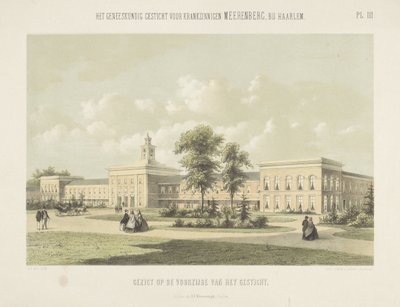 Psychiatric Hospital Meerenberg (The Medical Institution for the Insane Meerenberg near Haarlem) by Gerardus Johannes Bos
