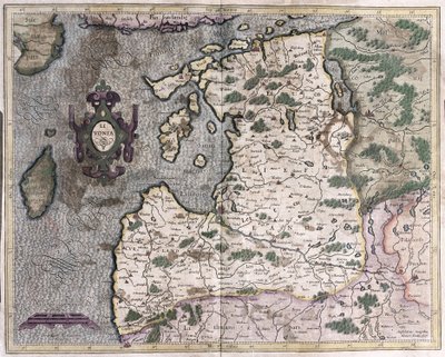 Northern Baltic region, Riga, Latvia by Gerardus Mercator