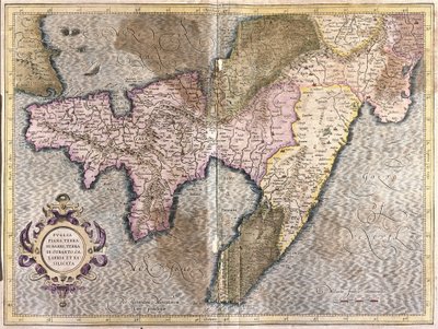 Puglia, Calabria and Basilicata, Italy (engraving) by Gerardus Mercator