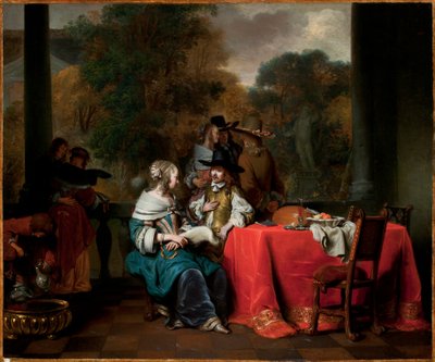 A Party on the Terrace by Gerbrand van den Eeckhout