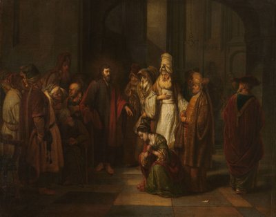 Christ and the Woman in Adultery by Gerbrand van den Eeckhout