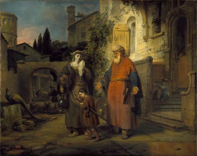 The Expulsion of Hagar and Ishmael, 1666 by Gerbrand van den Eeckhout