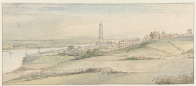 View of Rhenen and the Rhine from the East by Gerbrand van den Eeckhout
