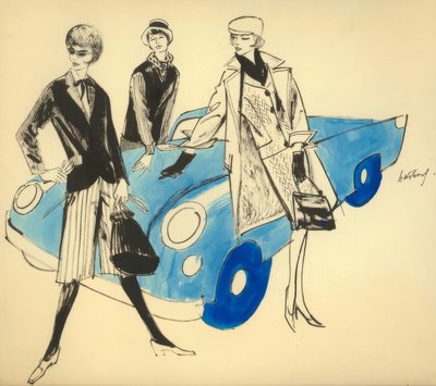 Costume, Culottes, Pullover by Gerd Hartung