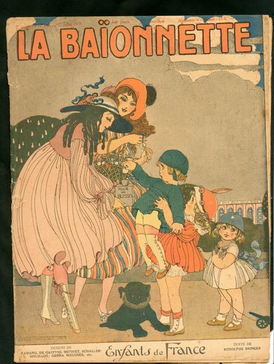 Cover of La Baionnette, Satirical in Colors by Gerda Marie Frederike Wegener