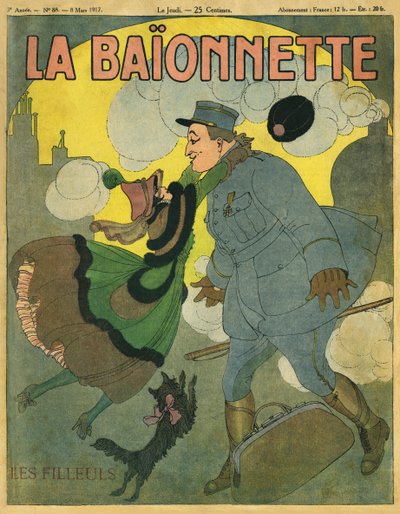 Cover of the French Newspapers La Baionnette by Gerda Marie Frederike Wegener