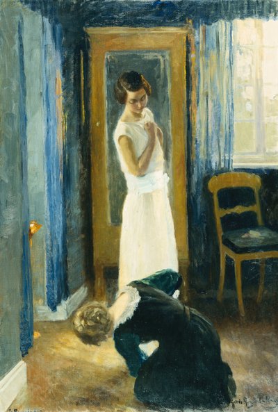 Evening Sun and Sun Reflections by Gerda Roosval Kallstenius