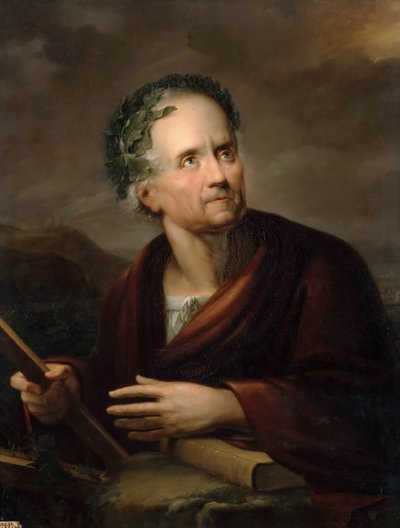 Portrait of Friedrich Gottlieb Klopstock by Gerdt Hardorff