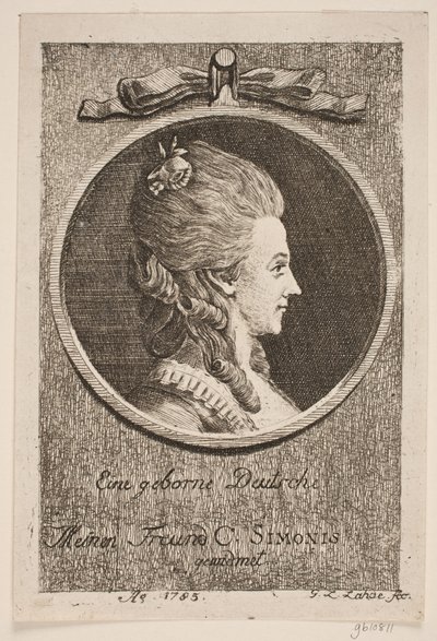 A Born German. Dedicated to My Friend C. Simonis by Gerhard Ludvig Lahde
