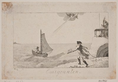 The Emigrant by Gerhard Ludvig Lahde