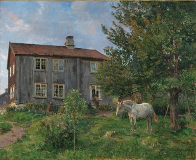 At the Farm, Ulvin by Gerhard Munthe