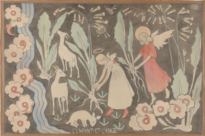 The Child and the Angel by Gerhard Munthe