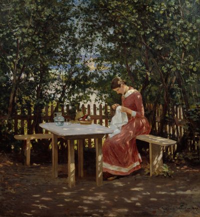 In the Summer House by Gerhard Peter Frantz Vilhelm Munthe