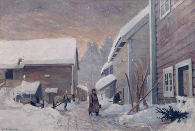The Doctor Returns Home by Gerhard Peter Frantz Vilhelm Munthe