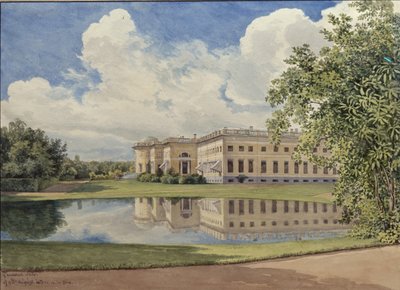 The Alexander Palace in Tsarskoye Selo, 1831 by Gerhard Wilhelm Reutern von