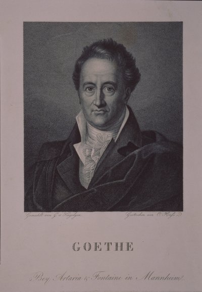 Portrait of Johann Wolfgang von Goethe by Gerhard von Kügelgen