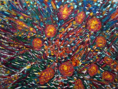 Abstract Floral II by Gerhardt Isringhaus