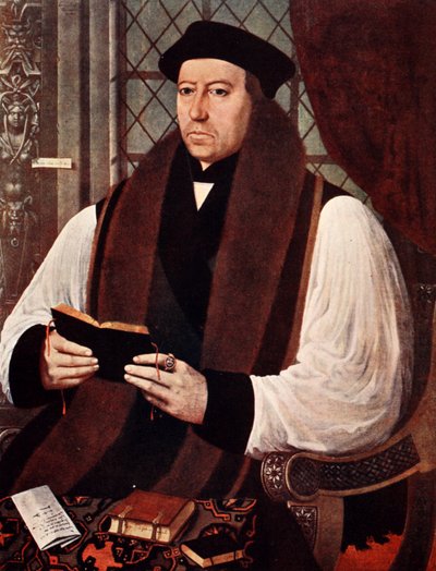 Archibishop Cranmer, illustration from 