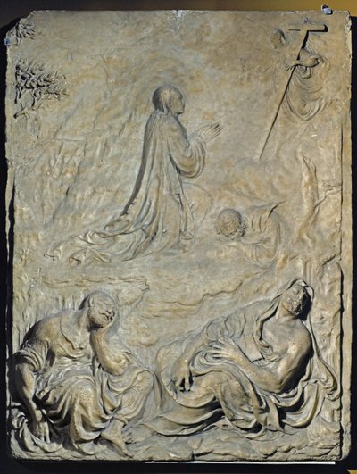 Christ in Gethsemane, decoration for a tabernacle by Germain (attr to) Pilon