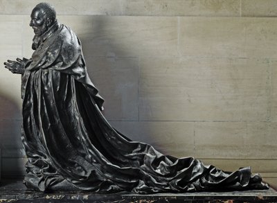 Cardinal Rene de Birague in prayer by Germain Pilon
