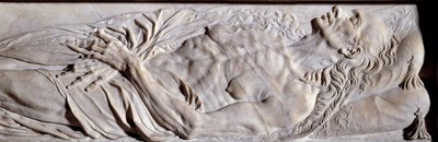Elements of the funeral monument of Valentine Balbiani, wife of Rene de Birague by Germain Pilon