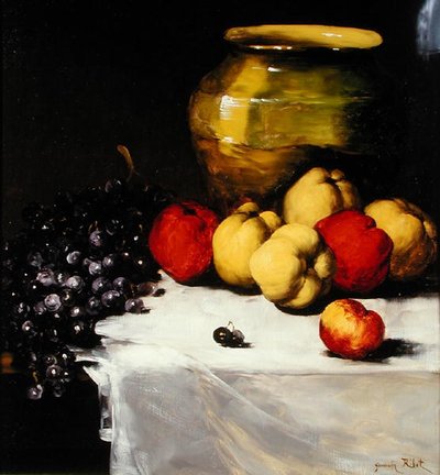 Still Life of Fruit by Germain Ribot