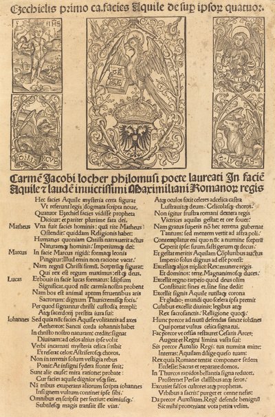 Allegory of the Eagle and Emperor Maximilian I by German 15th Century