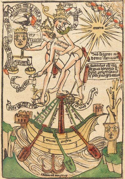 Allegory of the Meeting of Pope Paul II and Emperor Frederick III by German 15th Century