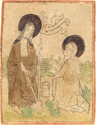 Christ Appearing to Mary Magdalene by German 15th Century