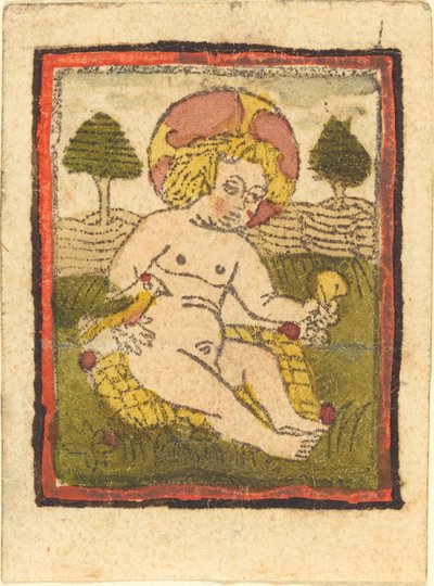 Christ Child with Bird by German 15th Century