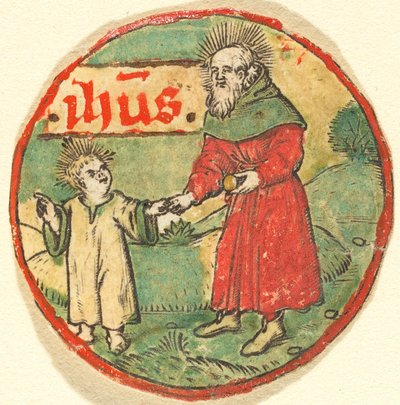 Joseph and the Christ Child by German 15th Century
