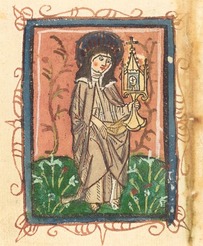 Saint Clare of Assisi by German 15th Century