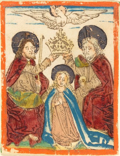 The Coronation of the Virgin by German 15th Century