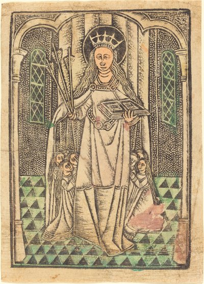 Saint Ursula as Protectress by German 15th Century or Master of the Protective Saints of Cologne