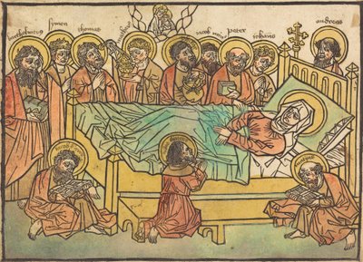 The Death of the Virgin by German 15th Century or Peter Maler