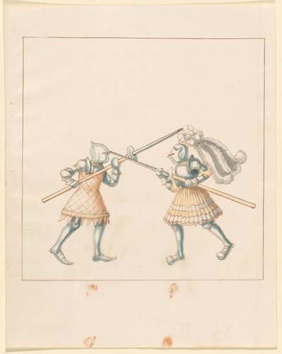 Freydal, The Book of Jousts and Tournament of Emperor Maximilian I: Combats on Foot (Jousts)(Volume III): Plate 149 by German 16th Century