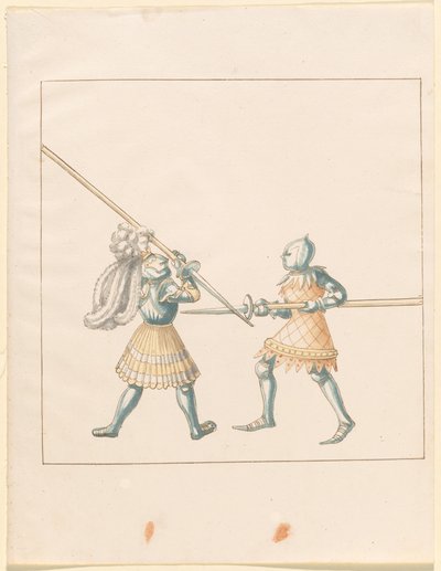Freydal, The Book of Jousts and Tournament of Emperor Maximilian I: Combats on Foot (Jousts)(Volume III): Plate 147 by German 16th Century