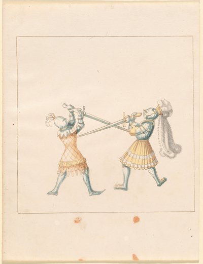 Freydal, The Book of Jousts and Tournament of Emperor Maximilian I: Combats on Foot (Jousts)(Volume III): Plate 159 by German 16th Century