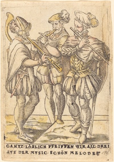 We all three play music: Beautiful Melody by German 16th Century