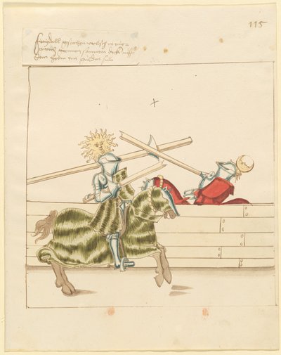 Italian Joust of Peace by German 16th Century